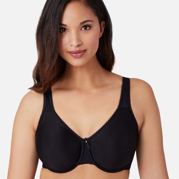 Wacoal Basic Beauty Full Figure, Seamless Bra, Style # 855192 Sz- 38 DDD - Picture 1 of 14